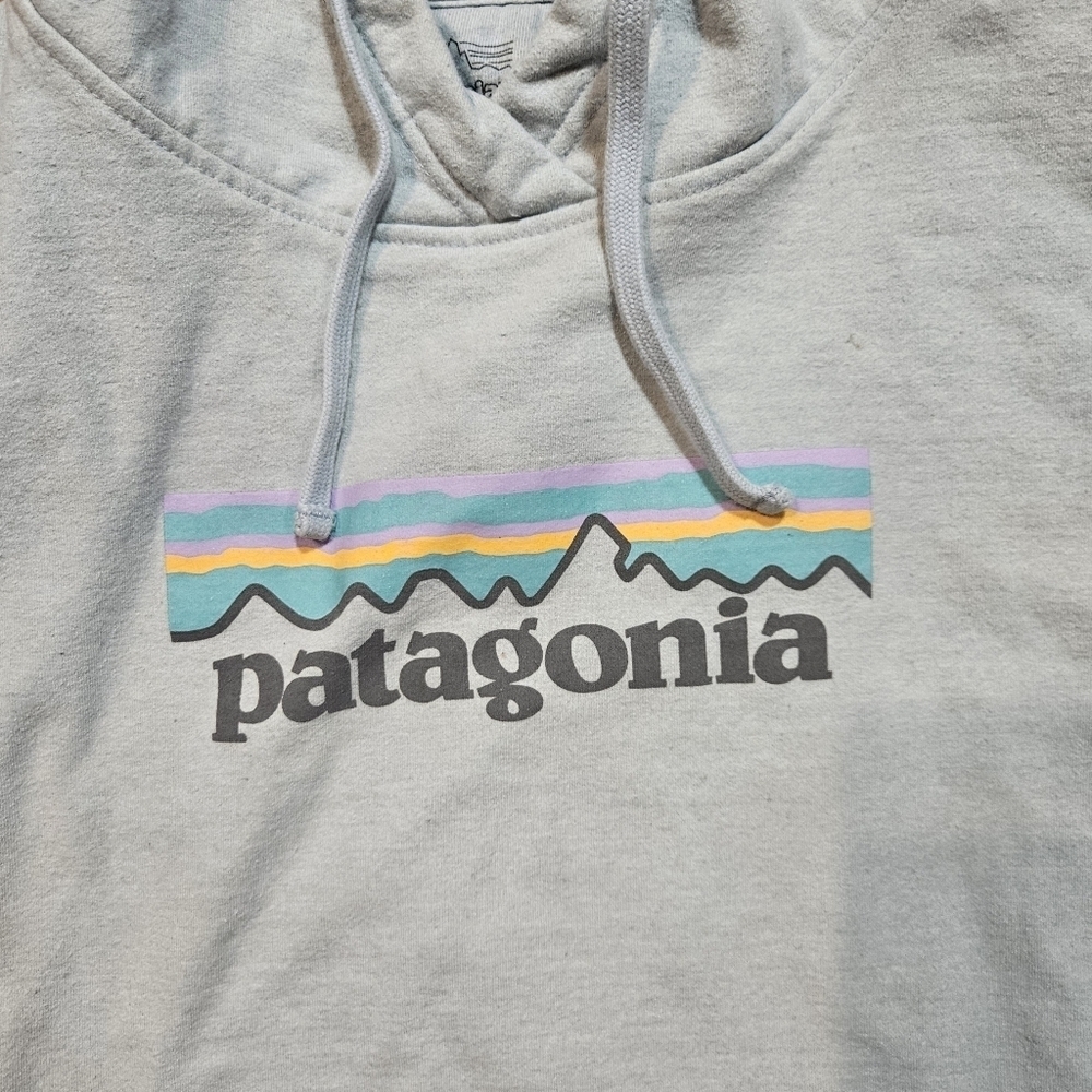 Patagonia Uprisal Hoody Small Gray Recycled Cotton Blend Fair Trade Logo - Picture 2 of 7